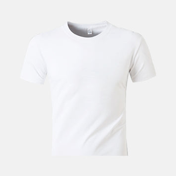 Unisex 1-Pack Polyester T-Shirt - White Blank