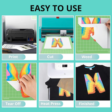 Printable Heat Transfer Vinyl - 8.5x11in