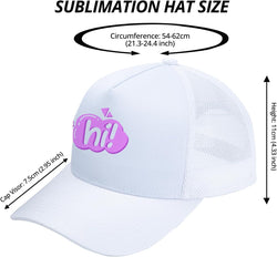 Polyester Trucker Cap Sublimation Blanks - 1 PC