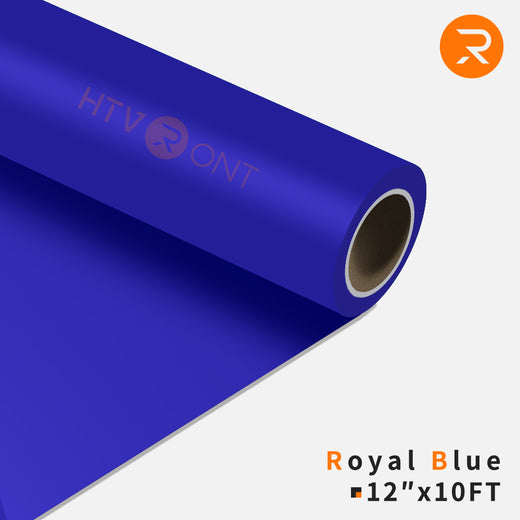 Royal Blue Iron On Vinyl - Heat Transfer Pack of Sheets —