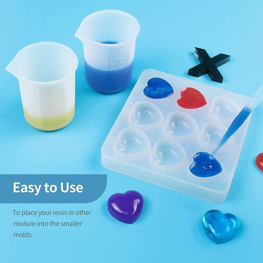 20Pcs epoxy measuring cups Resin Diy Silicone Mixing Cups For Resin  Silicone