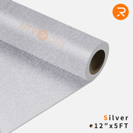 Glitter Silver Adhesive Vinyl Paper 12 Roll - Peel and Stick By