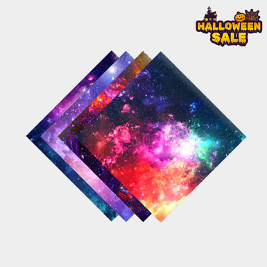 Galaxy Heat Transfer Vinyl Sheet - 11.8" x 8.5" Single Pack (4 Colors)