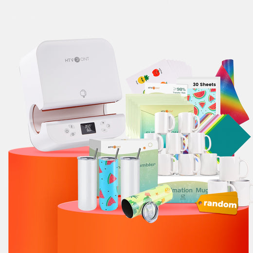 [New User Exclusive] Auto Tumbler Heat Press Machine 120V+New User Bundle(30pcs Sublimation Paper +Sublimation Tumbler Blank- 20 OZ*4 +Sublimation Mugs 11oz *12+HTV*10+Sublimation HTV*5+Sticker Paper*20+Glitter Rainbow Adhesive Vinyl≥$152)