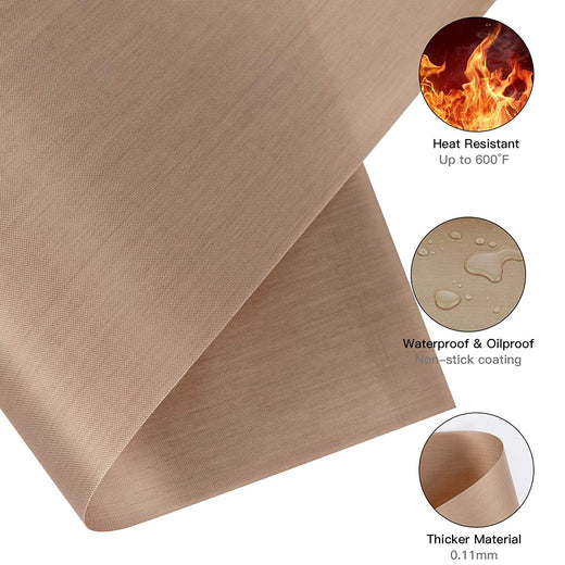  Selizo 10 Pack Teflon Sheet for Heat Press Transfer Sheet Non  Stick 12''x16'' Heat Press Transfer Paper Heat Resistant Craft Mat : Arts,  Crafts & Sewing