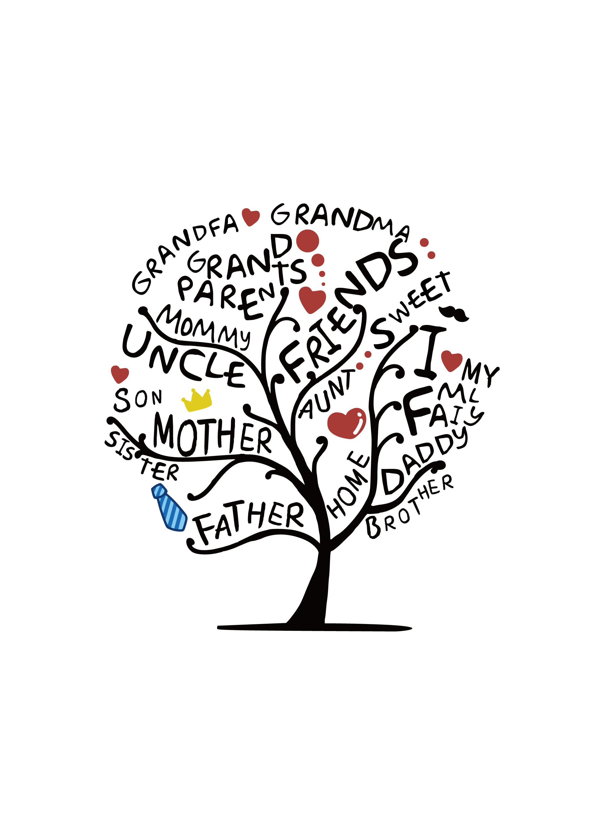 【MEMBER ONLY】HTVRONT Free SVG File for Download - Family-Tree-2