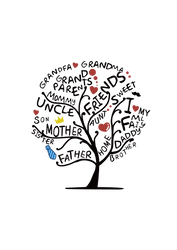 【MEMBER ONLY】HTVRONT Free SVG File for Download - Family-Tree-2