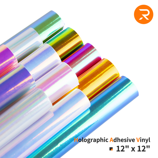 Rainbow Holographic Adhesive Vinyl