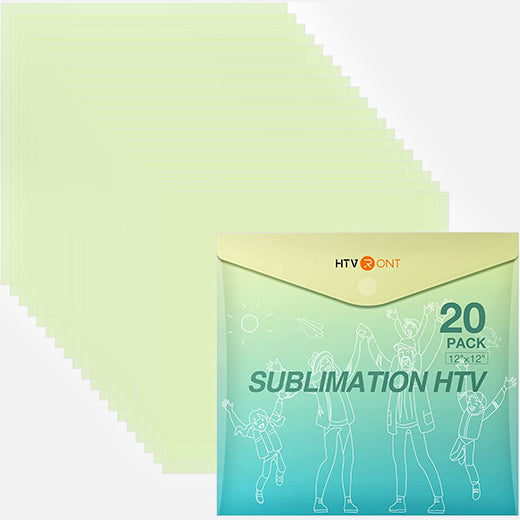 A-SUB Sublimation HTV for Light Fabric Clear Sublimation Vinyl 12