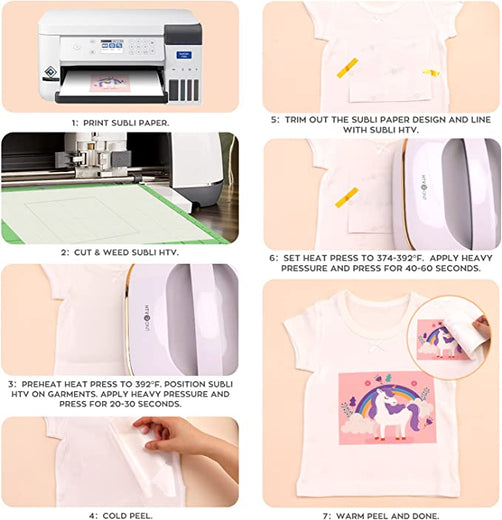  HTV4U Silicone Parchment Paper 8.5 x 11 (10 Sheets) for  Sublimation, Heat Press, Heat Transfer Vinyl, DIY Craft