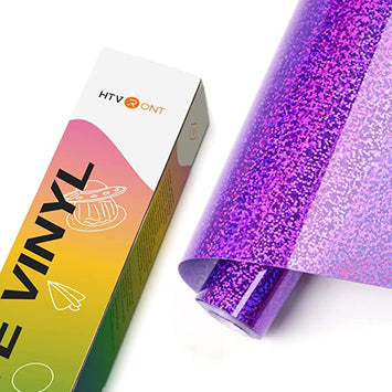 Holographic Sparkle Adhesive Vinyl Roll - 12" x 10ft (4 Colors) [Clearance Sale]