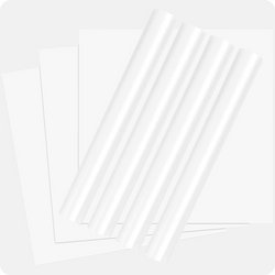 Glossy Permanent Adhesive Vinyl Sheet -12"x12" 7 Pack