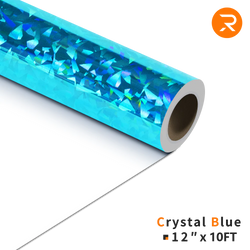 Crystal Holographic Heat Transfer Vinyl Roll - 12"x10 Ft (6 Colors)[Clearance Sale]