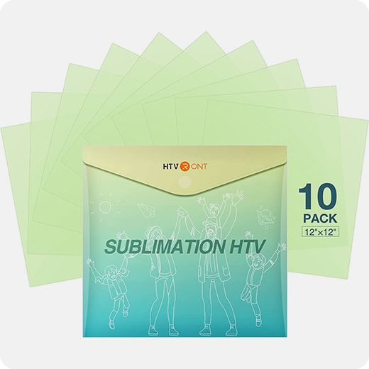 HTVRONT Sublimation HTV for Dark/Light Fabric - Matte Sublimation Vinyl 12  X 10FT for T-Shirts - Work Together with Sublimation PaperSublimation  InkHeat Press : : Home