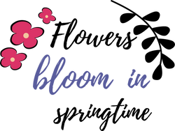 【MEMBER ONLY】HTVRONT Free SVG File for Download - Flowers bloom in springtime