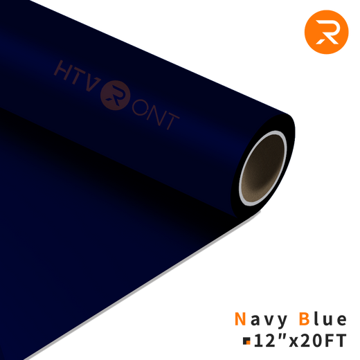 HTVRONT HTV Vinyl Rolls Heat Transfer Vinyl - 12 x 8ft Blue HTV