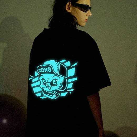 Glow-in-the-dark Heat Transfer T-shirt