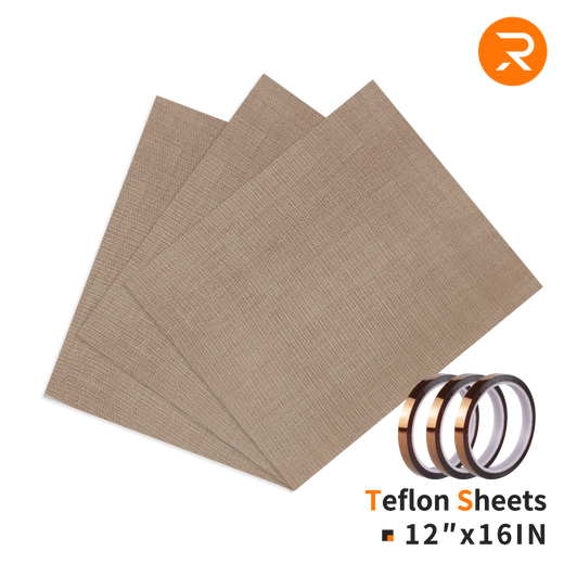 10 Pack PTFE Teflon Sheet for Heat Press - 16 x 12 Non Stick Teflon  Sheets for Vinyl Heat Press Washable Reusable Heat Resistant Craft Mat