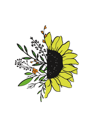 【MEMBER ONLY】HTVRONT Free SVG File for Download - Sunflower